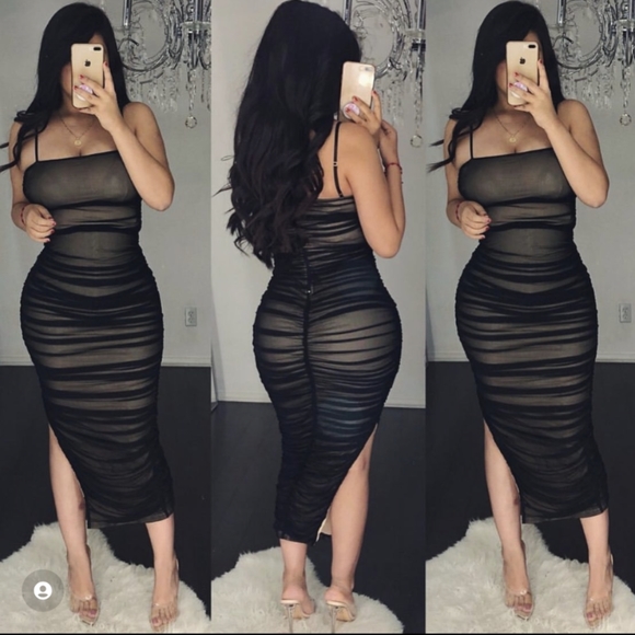 Ivory midi dress - Picture 6 of 6